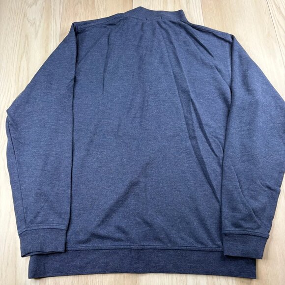 Peter Millar Mens Blue 1/4 Zip Long Sleeve Comfort Pullover Sweatshirt Size XL - Picture 6 of 10